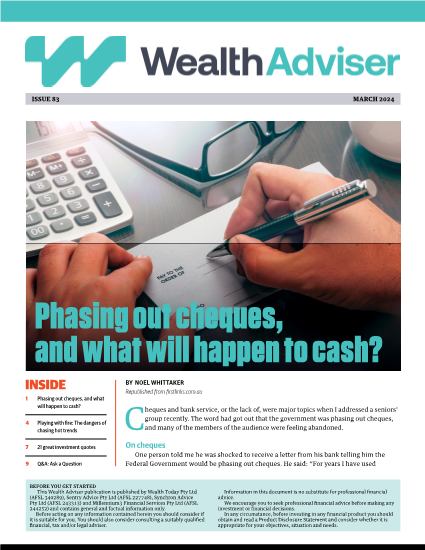 Wealth Adviser newsletter - Issue 83