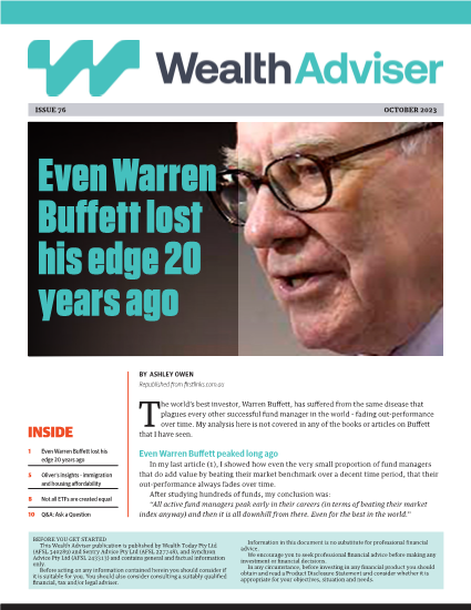 Wealth Adviser newsletter - Issue 76